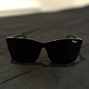 Quay Australia Come Thru Black Sunglasses